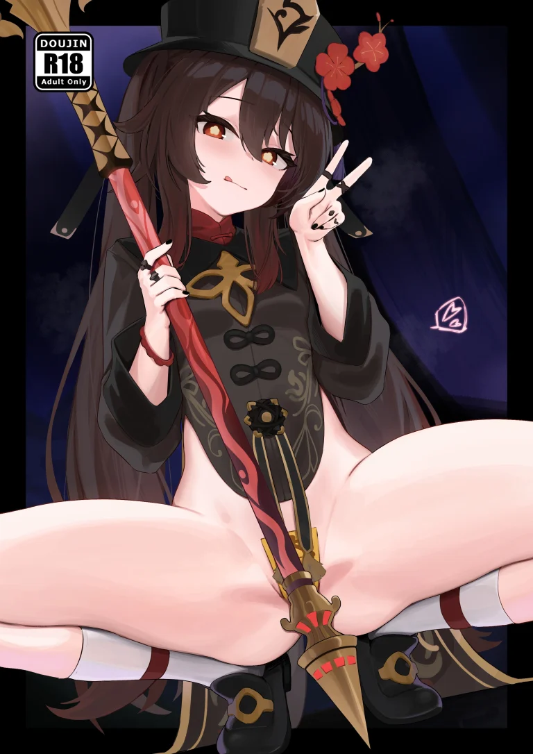 Hu Tao Purifies the LEWD Spirits! porn comic picture 1