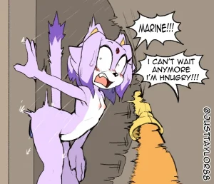 Hungry Marine porn comic picture 1