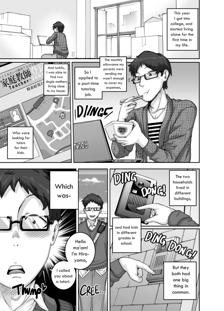 Hungry Single Mothers ~Ochinpo Oogui Kaa-san-tachi ni Taberareru Ore~ porn comic picture 2