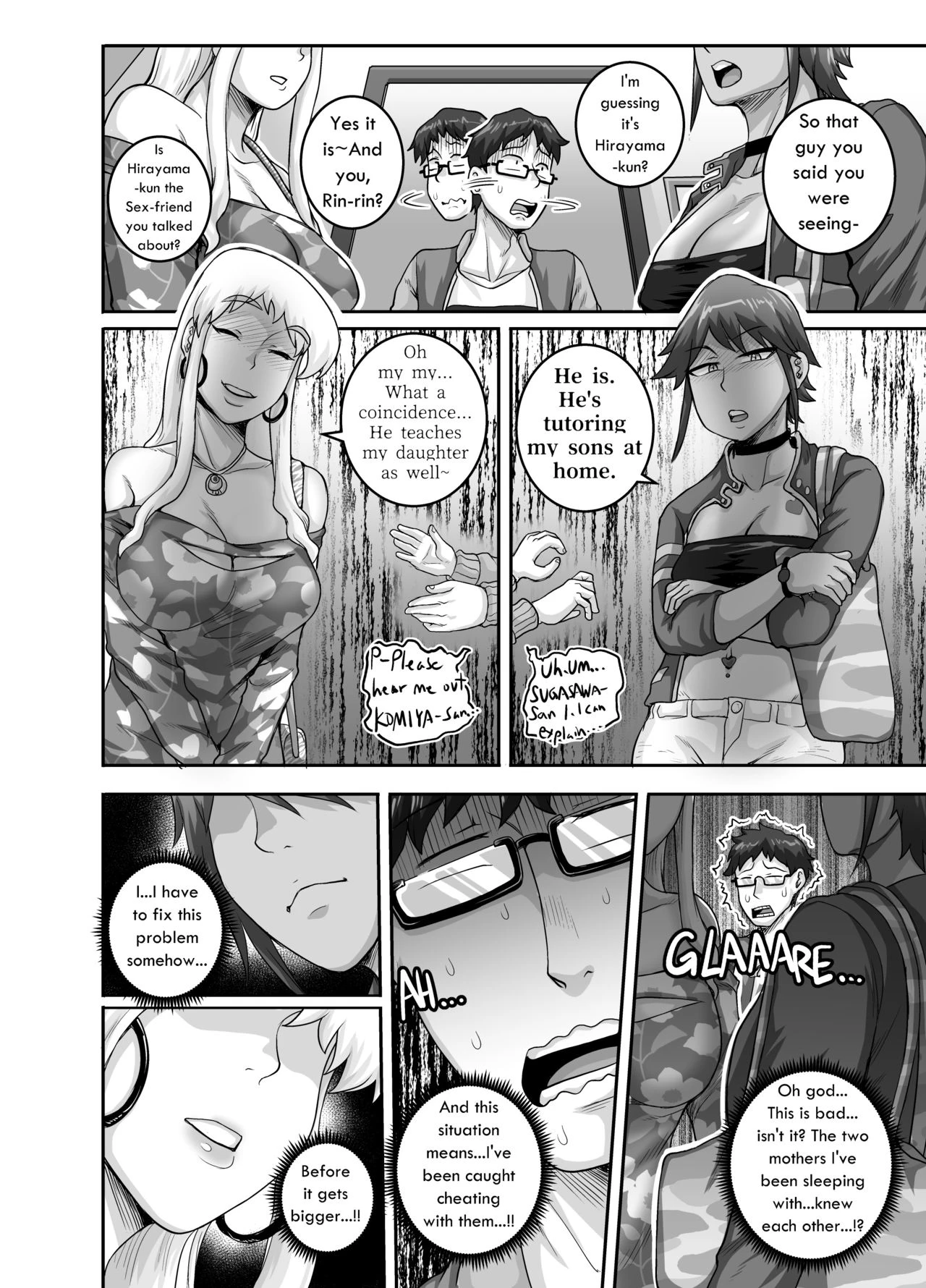 Hungry Single Mothers ~Ochinpo Oogui Kaa-san-tachi ni Taberareru Ore~ porn comic picture 27
