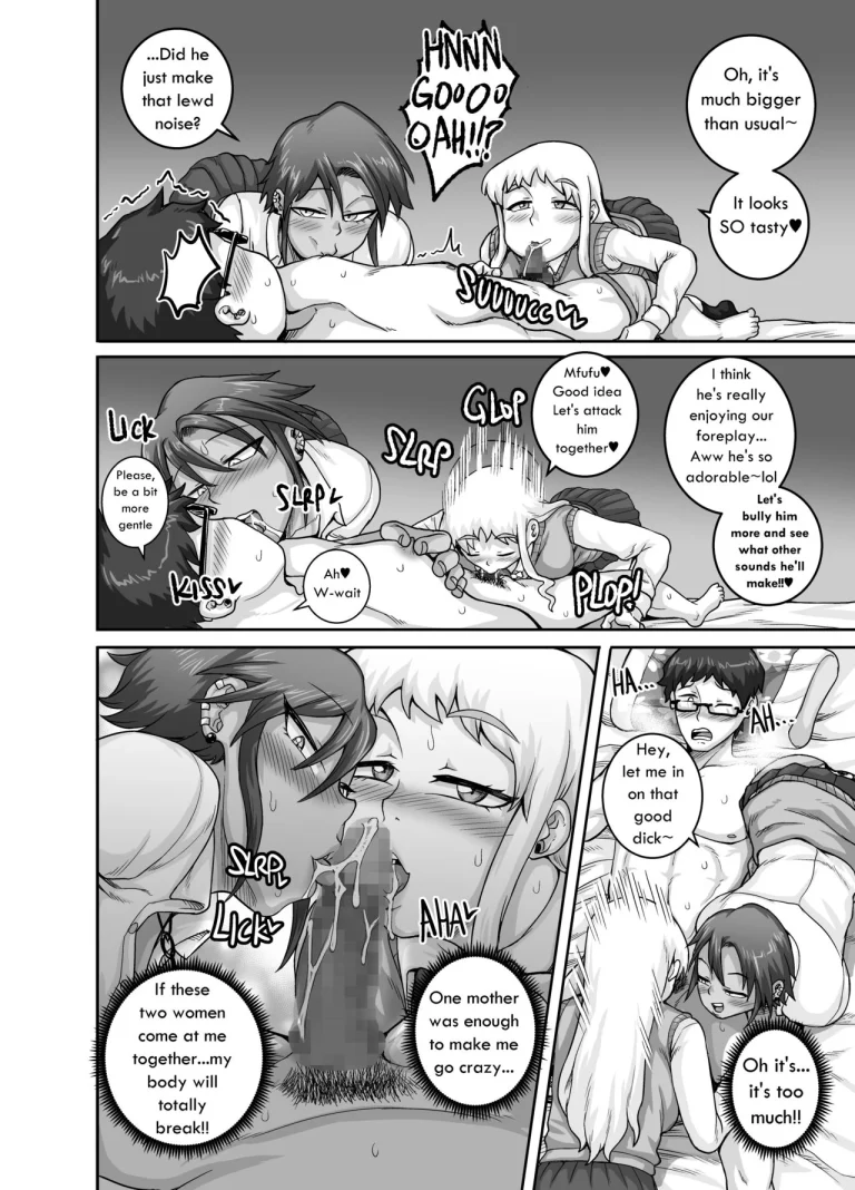 Hungry Single Mothers ~Ochinpo Oogui Kaa-san-tachi ni Taberareru Ore~ porn comic picture 33