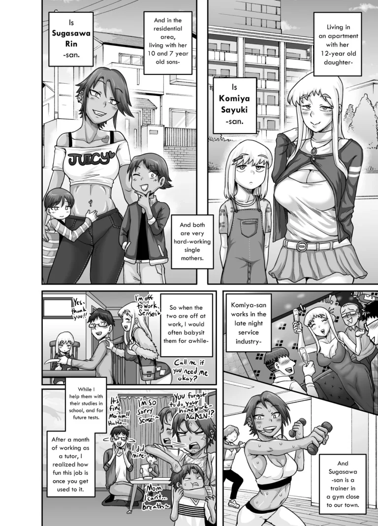 Hungry Single Mothers ~Ochinpo Oogui Kaa-san-tachi ni Taberareru Ore~ porn comic picture 5