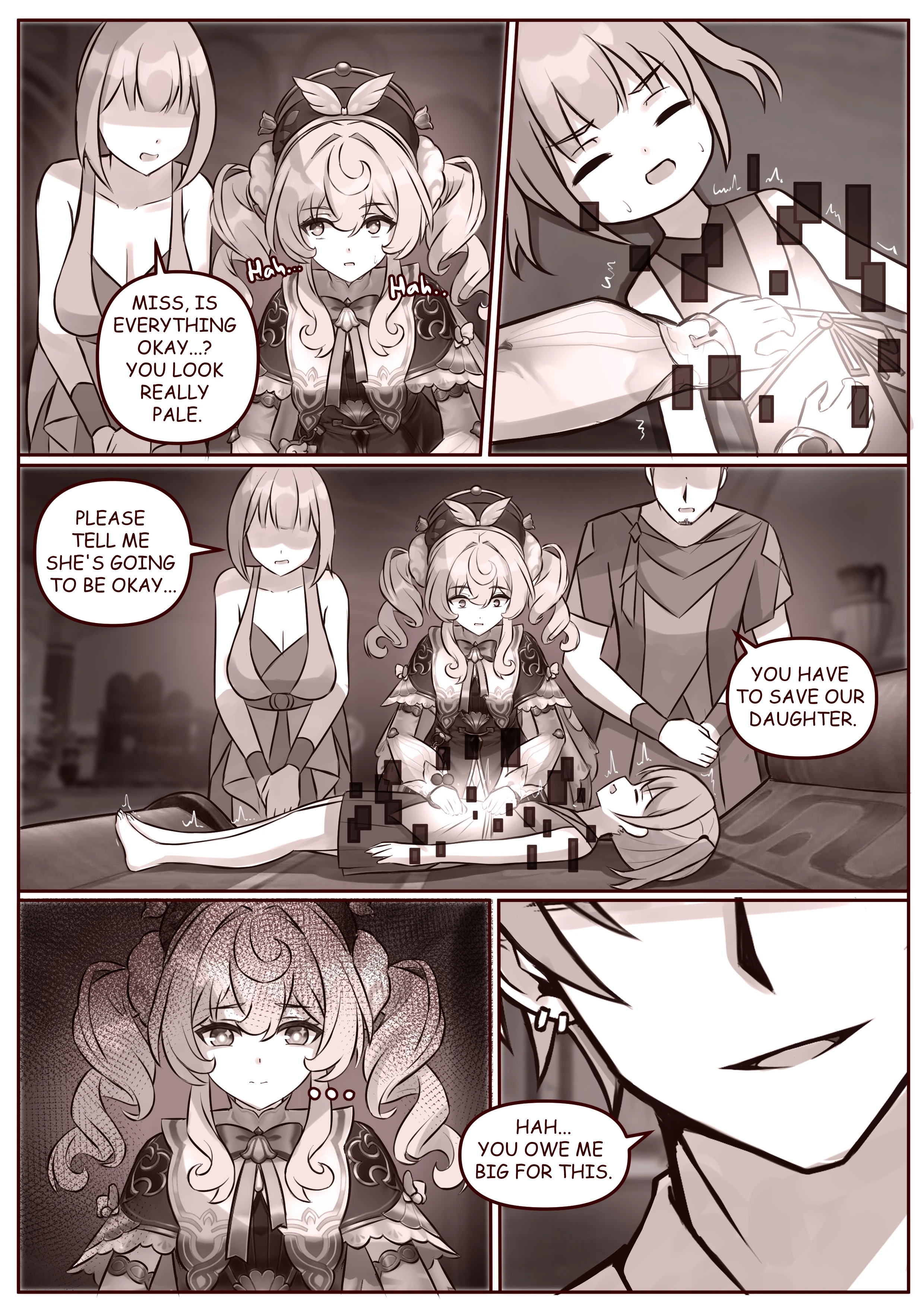 Hyacine porn comic picture 6