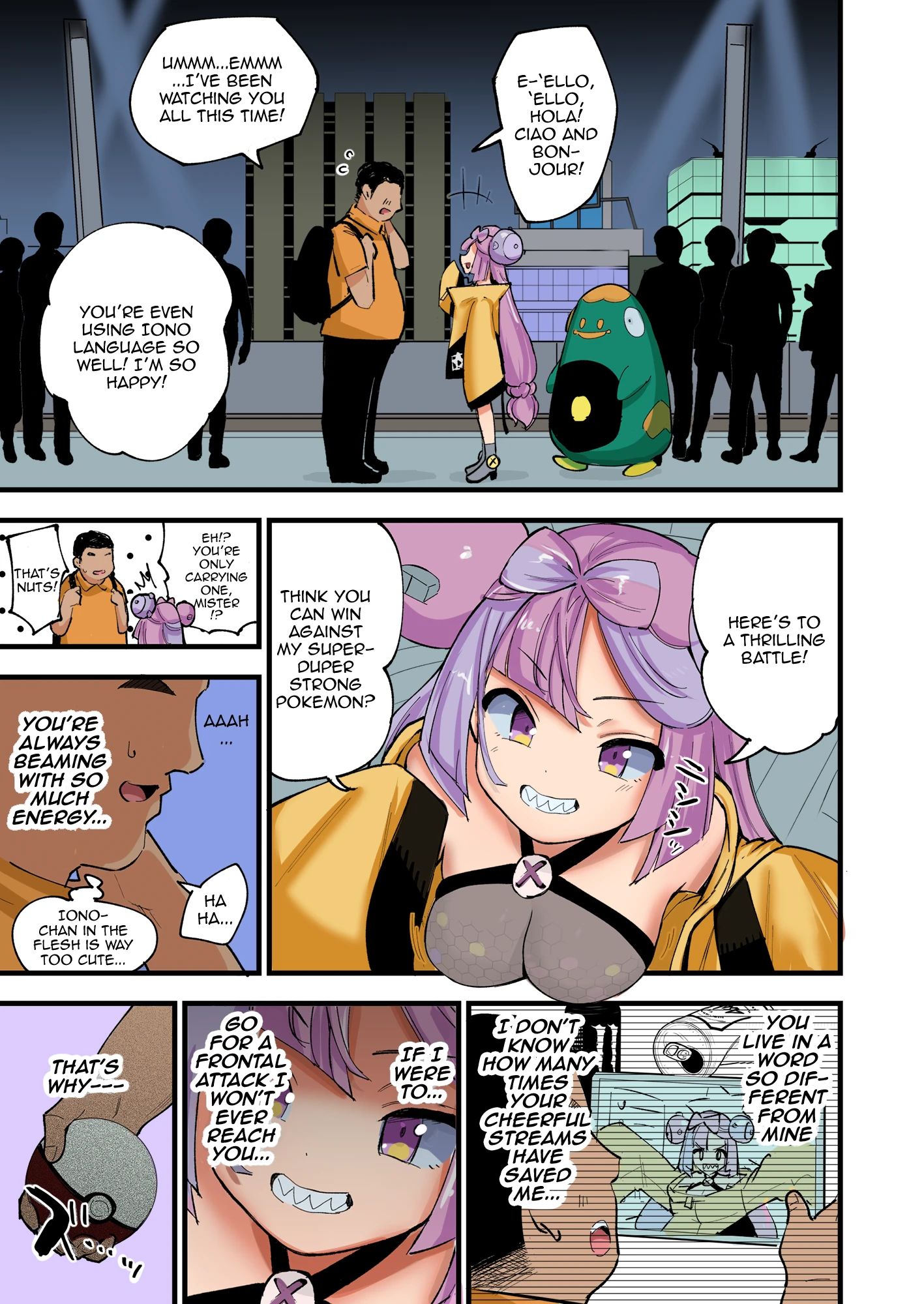 Hypnotized Iono porn comic picture 4