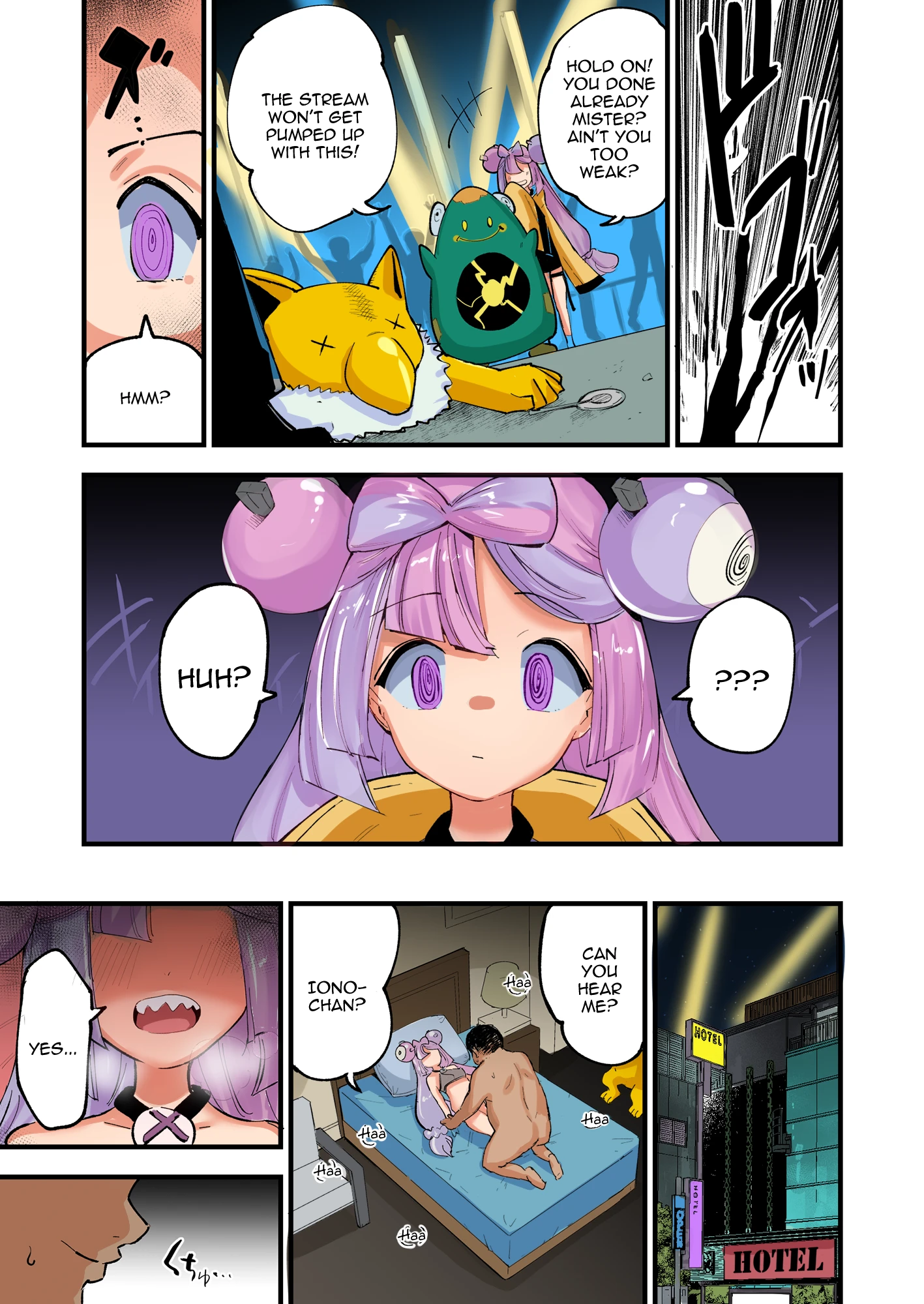 Hypnotized Iono porn comic picture 6