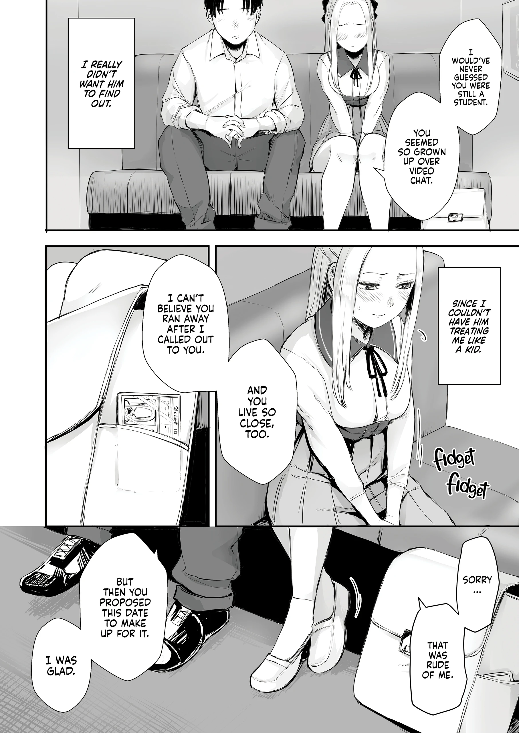 I Met Up With a Cool JK I Knew From an MMO and Had Great Sex With Her porn comic picture 6