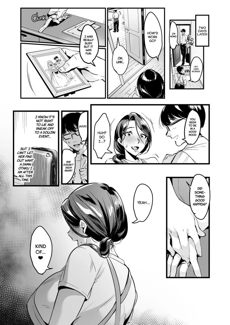 I Shouldn't Have Gone To The Doujinshi Convention Without Telling My Wife 1 porn comic picture 40