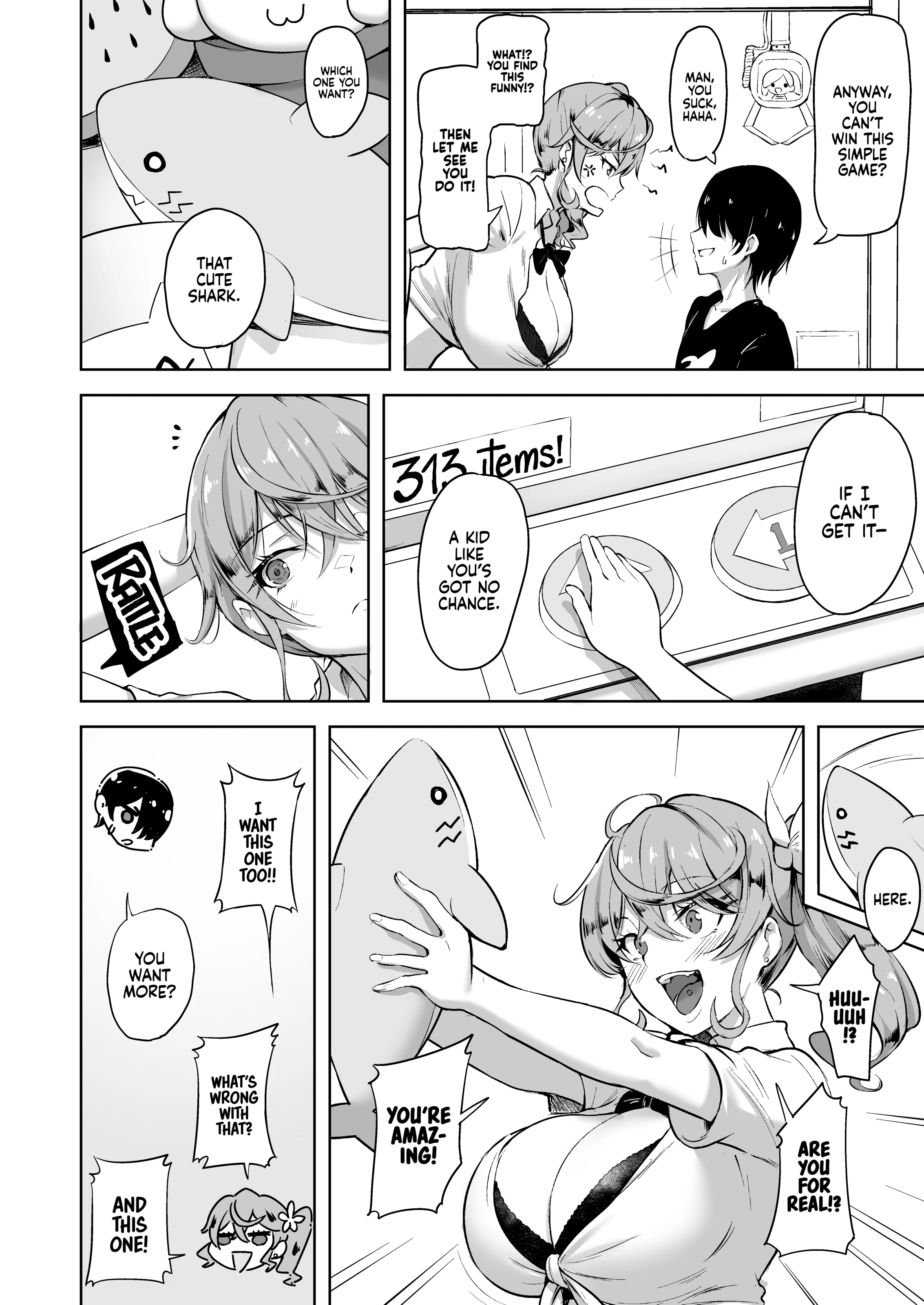 I Tried to Help a Cute Gal With a Crane Game and Now I’m Addicted to He porn comic picture 3