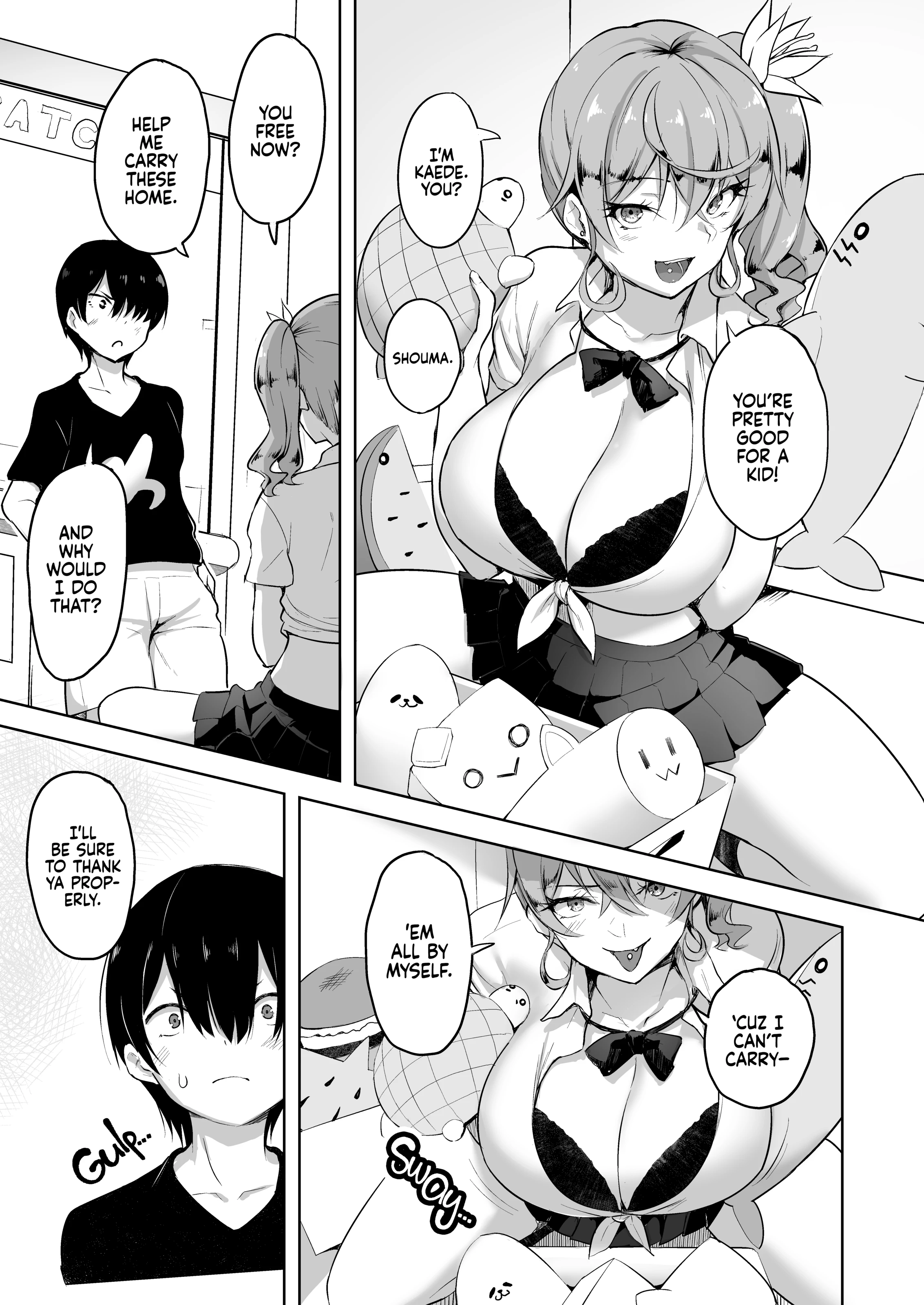 I Tried to Help a Cute Gal With a Crane Game and Now I’m Addicted to He porn comic picture 4