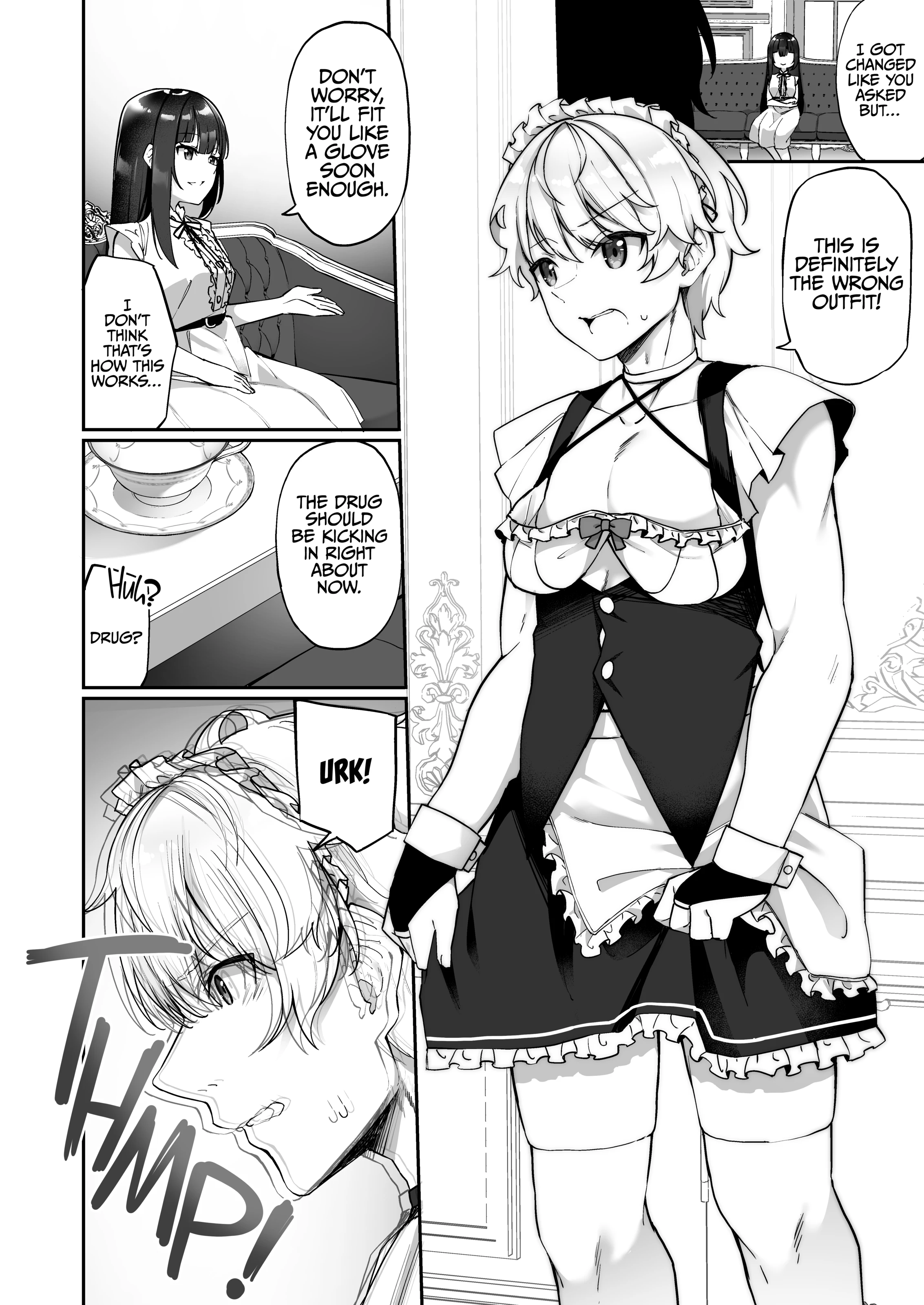 I Turned Into a Sexual Relief Maid porn comic picture 5