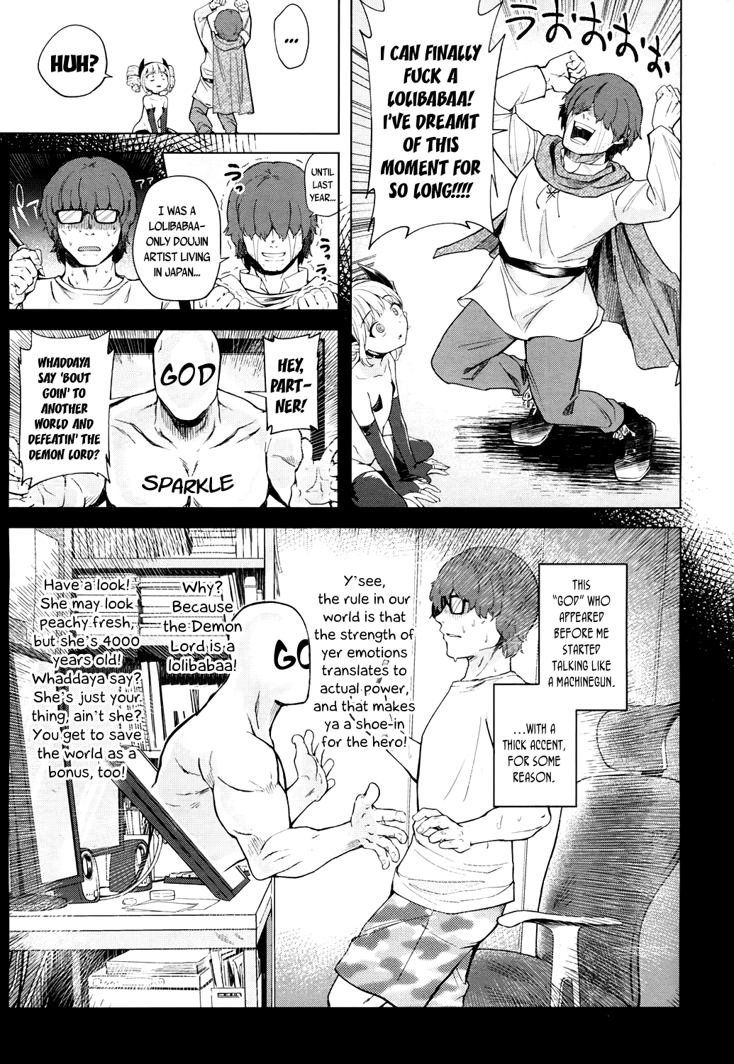 I wanted to meet a lolibabaa, so I got reborn into another world porn comic picture 3