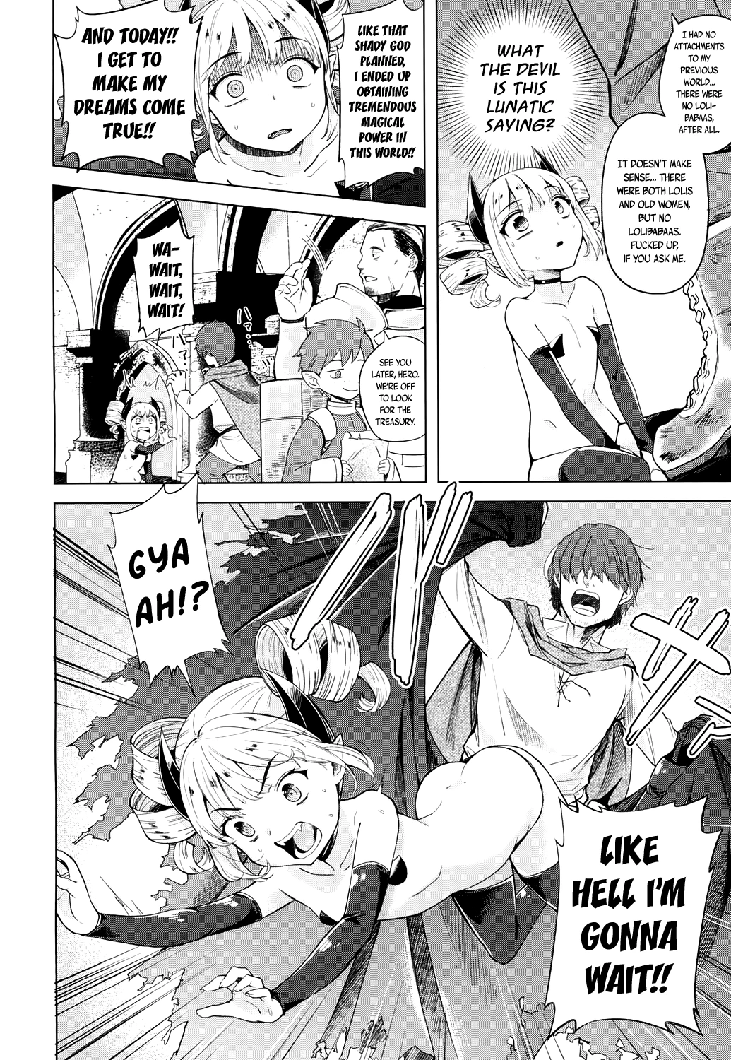 I wanted to meet a lolibabaa, so I got reborn into another world porn comic picture 4
