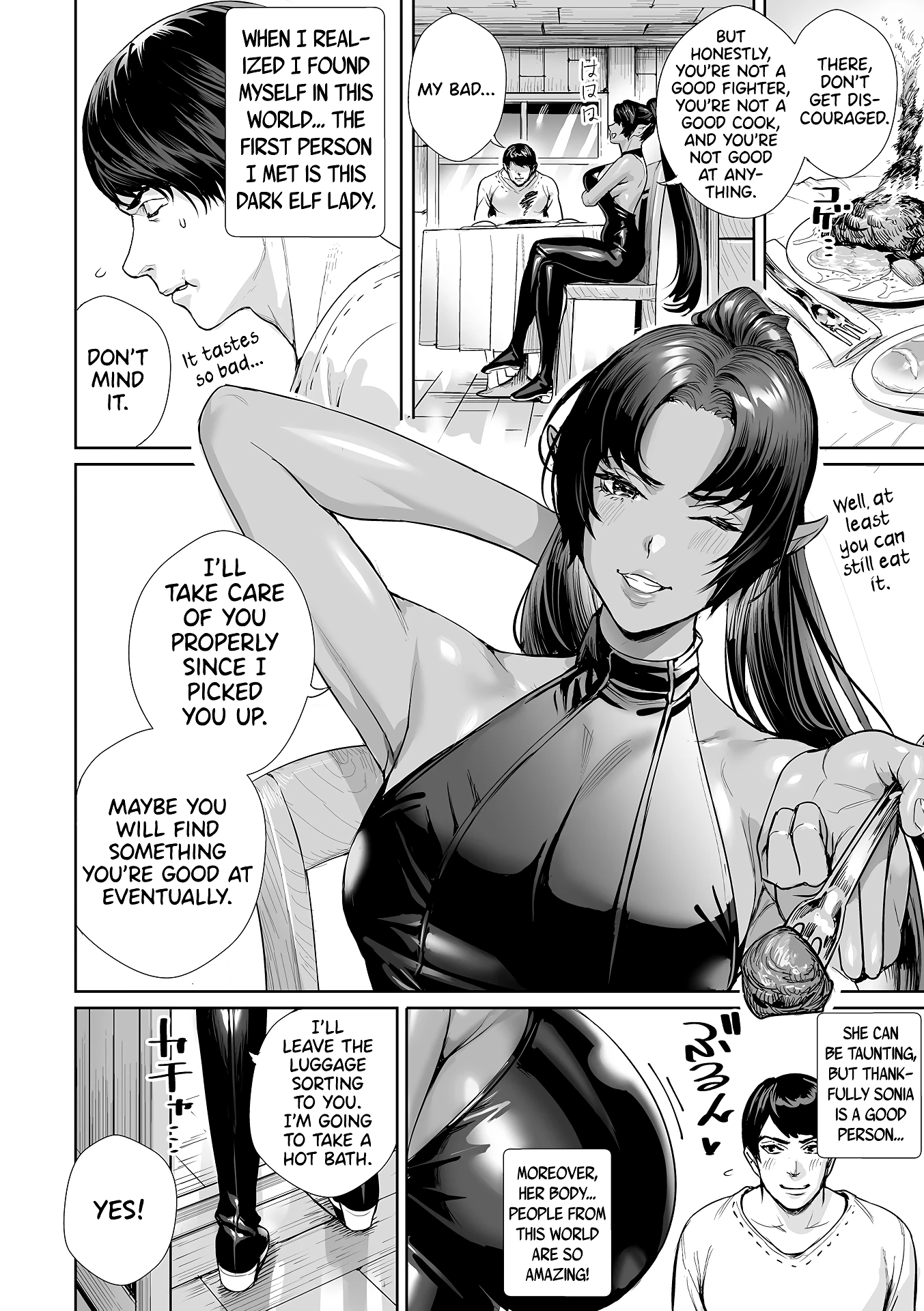 I Was Picked Up By Miss Dark Elf porn comic picture 2