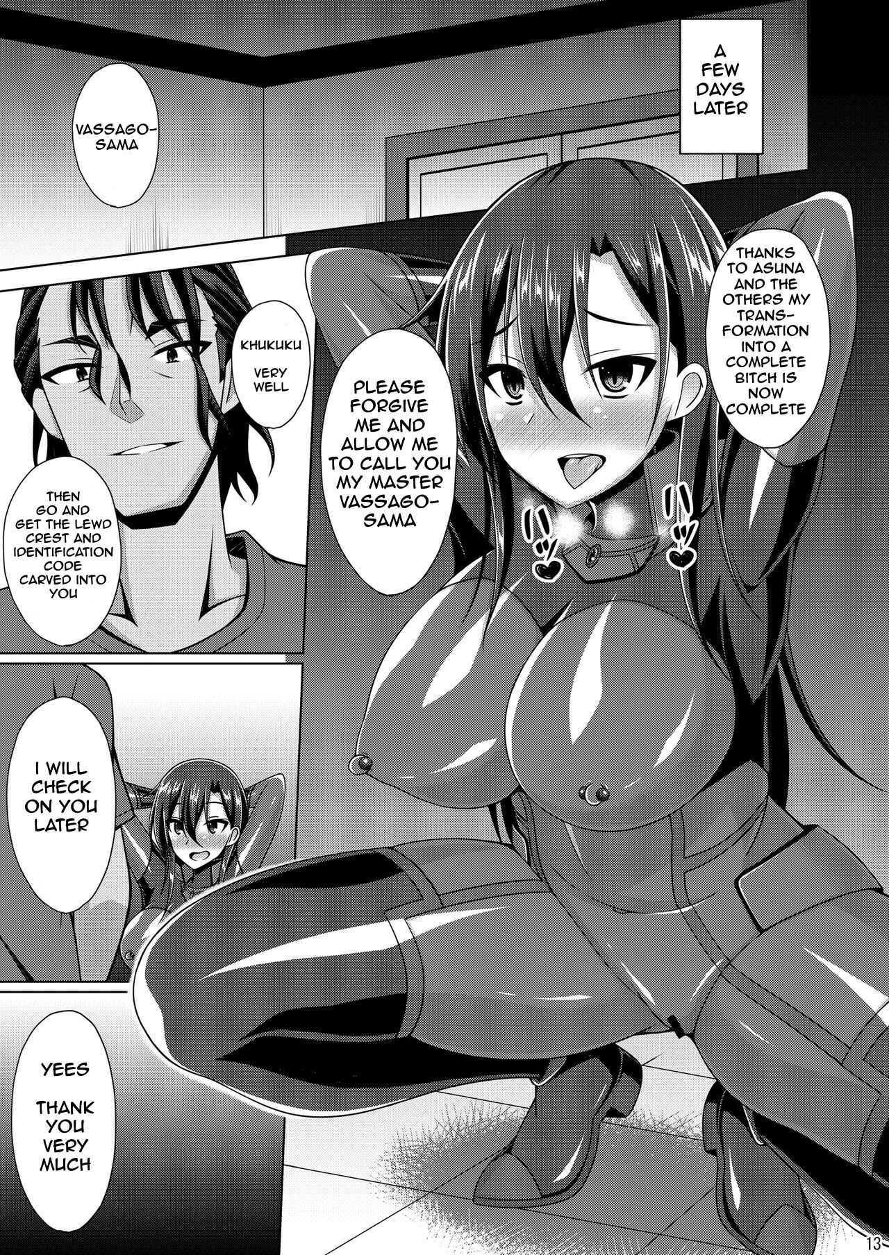 I, who was called the Black Swordsman, have no regrets... porn comic picture 12