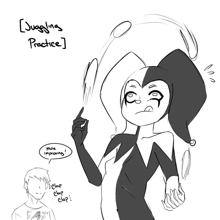 Ideal GF: Clown GF porn comic picture 3