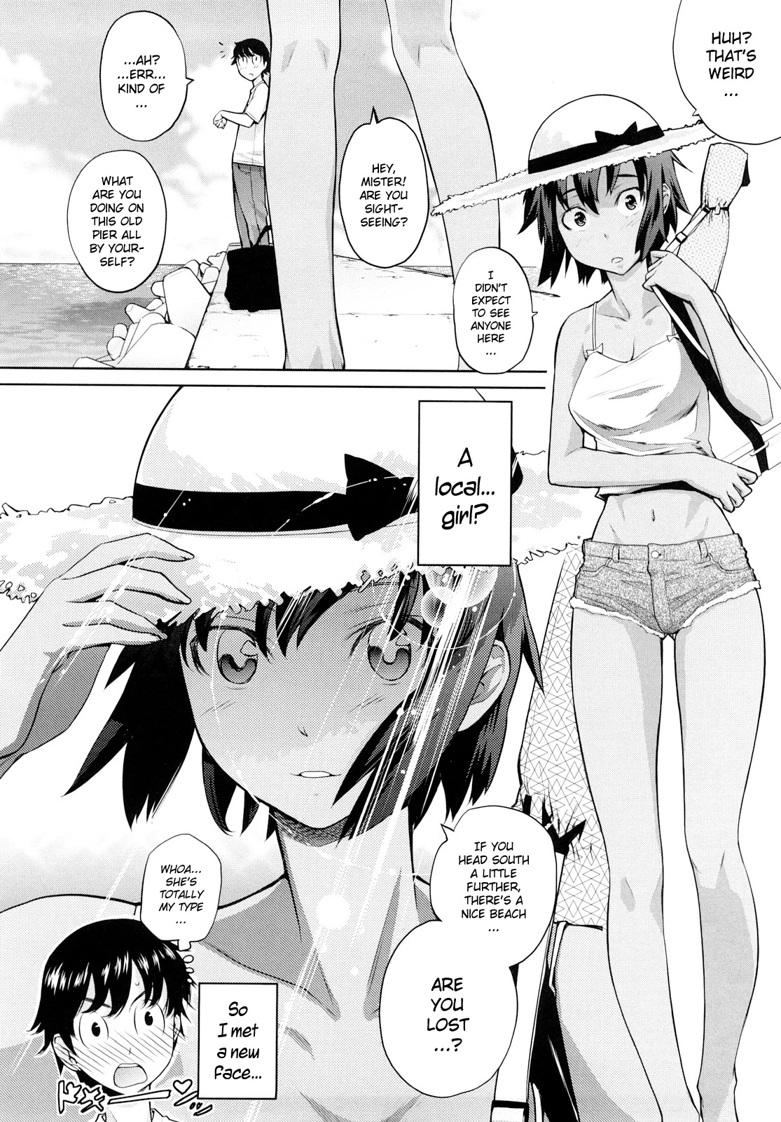 If we could meet by the sea porn comic picture 1