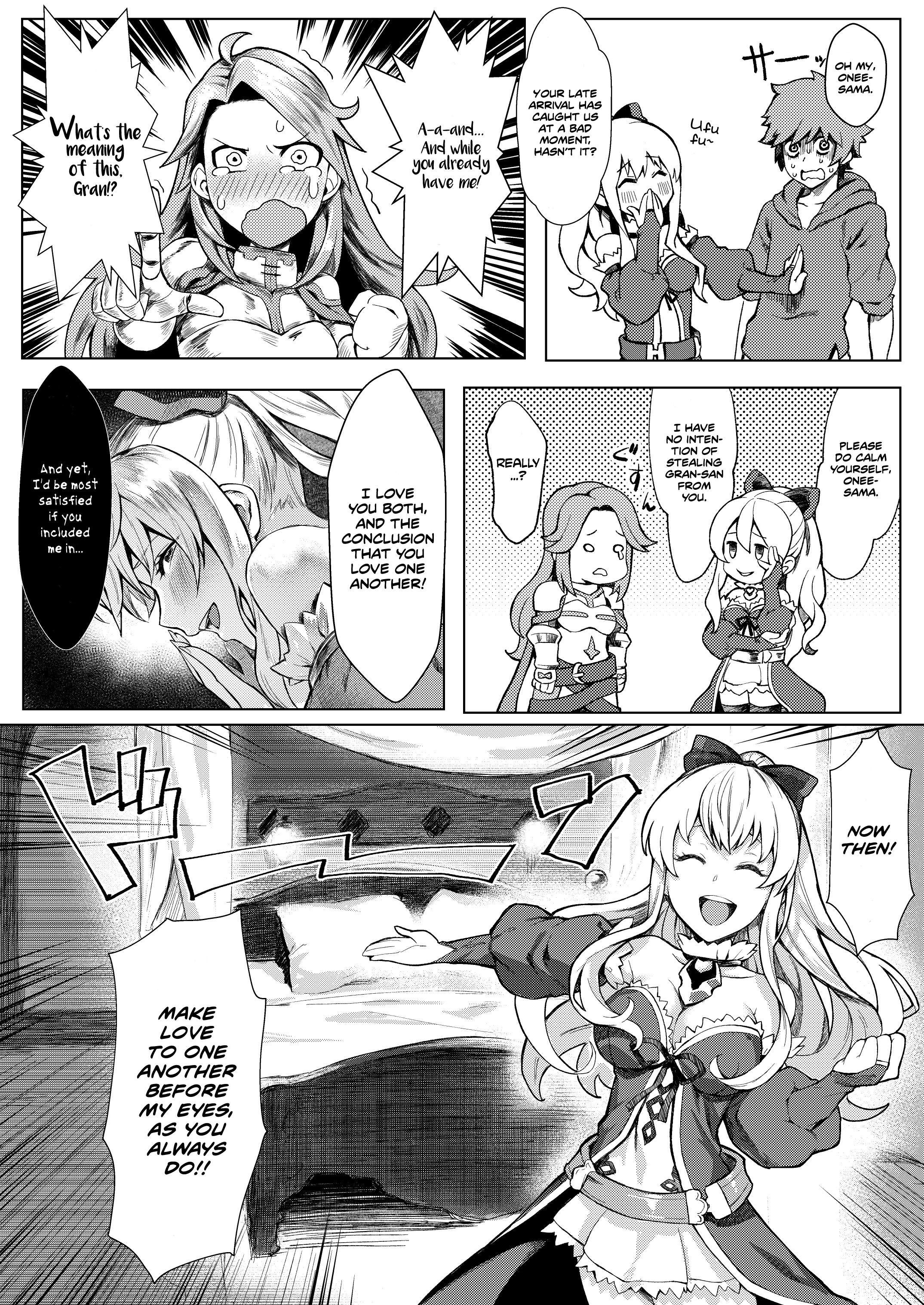 If you're giving it to Onee-sama, include me as well. porn comic picture 7
