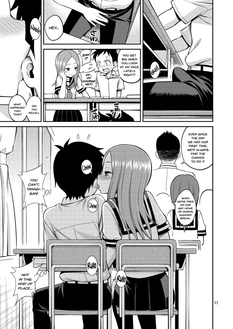 Ijikuri Jouzu no Takagi-san porn comic picture 10