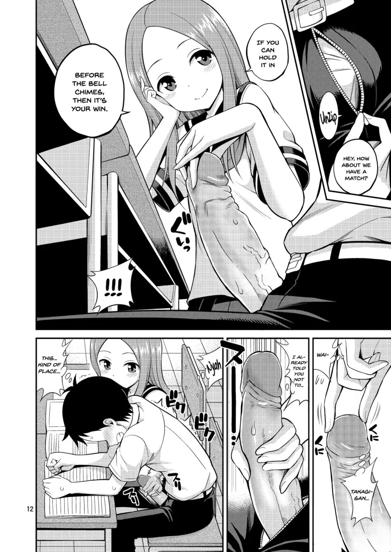 Ijikuri Jouzu no Takagi-san porn comic picture 11