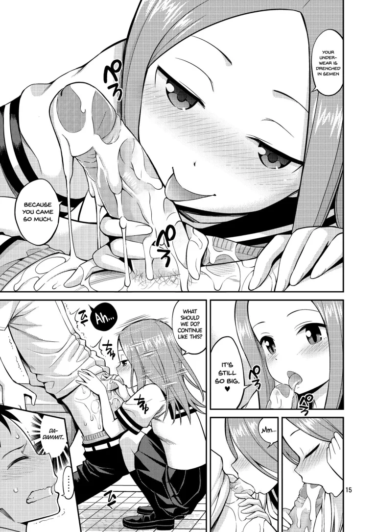 Ijikuri Jouzu no Takagi-san porn comic picture 14