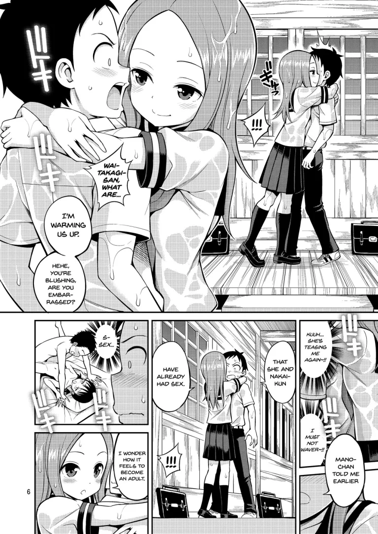 Ijikuri Jouzu no Takagi-san porn comic picture 5