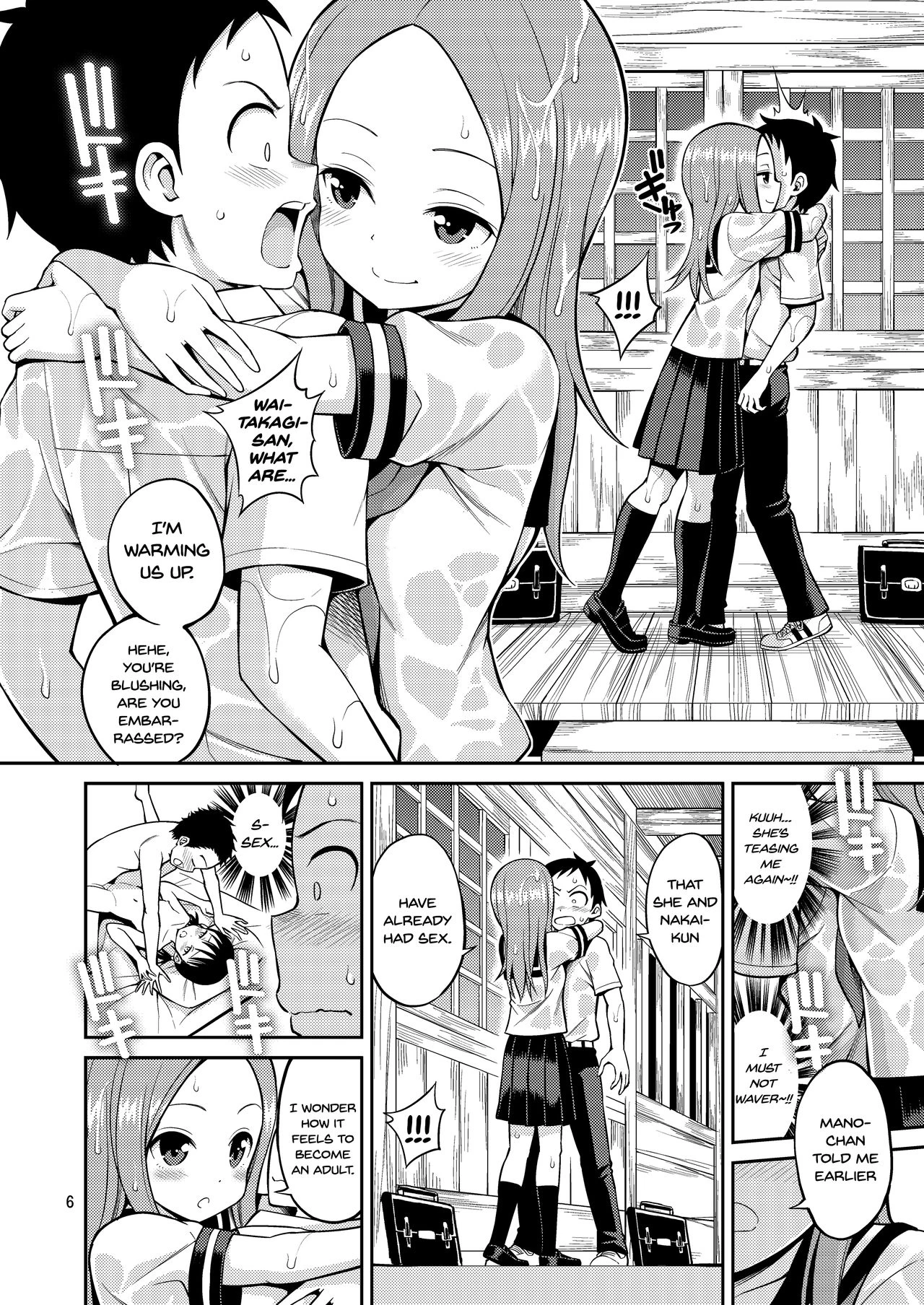 Ijikuri Jouzu no Takagi-san porn comic picture 5
