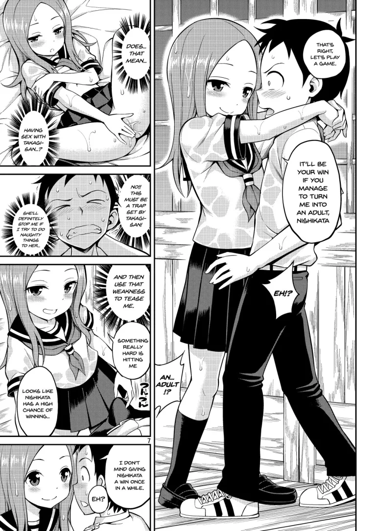 Ijikuri Jouzu no Takagi-san porn comic picture 6