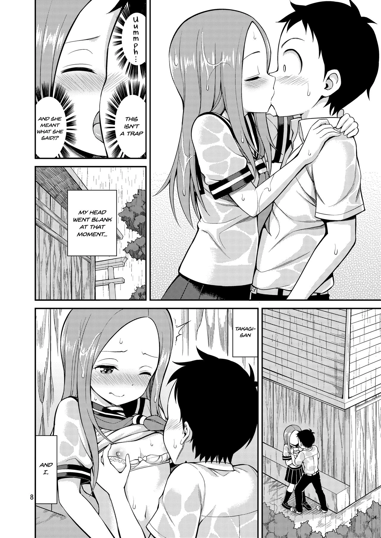 Ijikuri Jouzu no Takagi-san porn comic picture 7