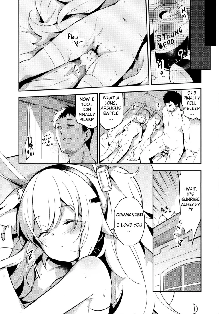 Insomniac Laffey's Training Method porn comic picture 23