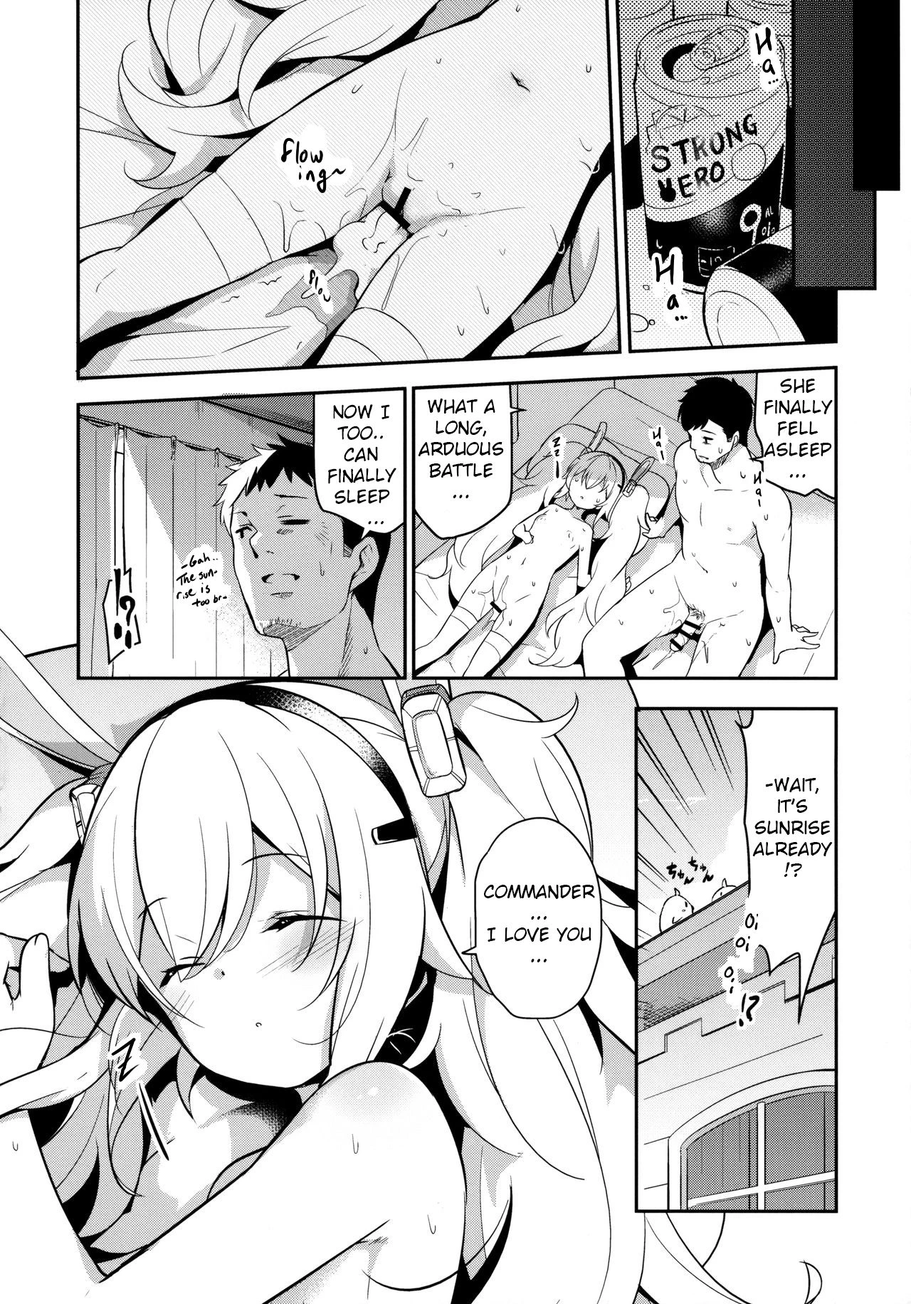Insomniac Laffey's Training Method porn comic picture 23