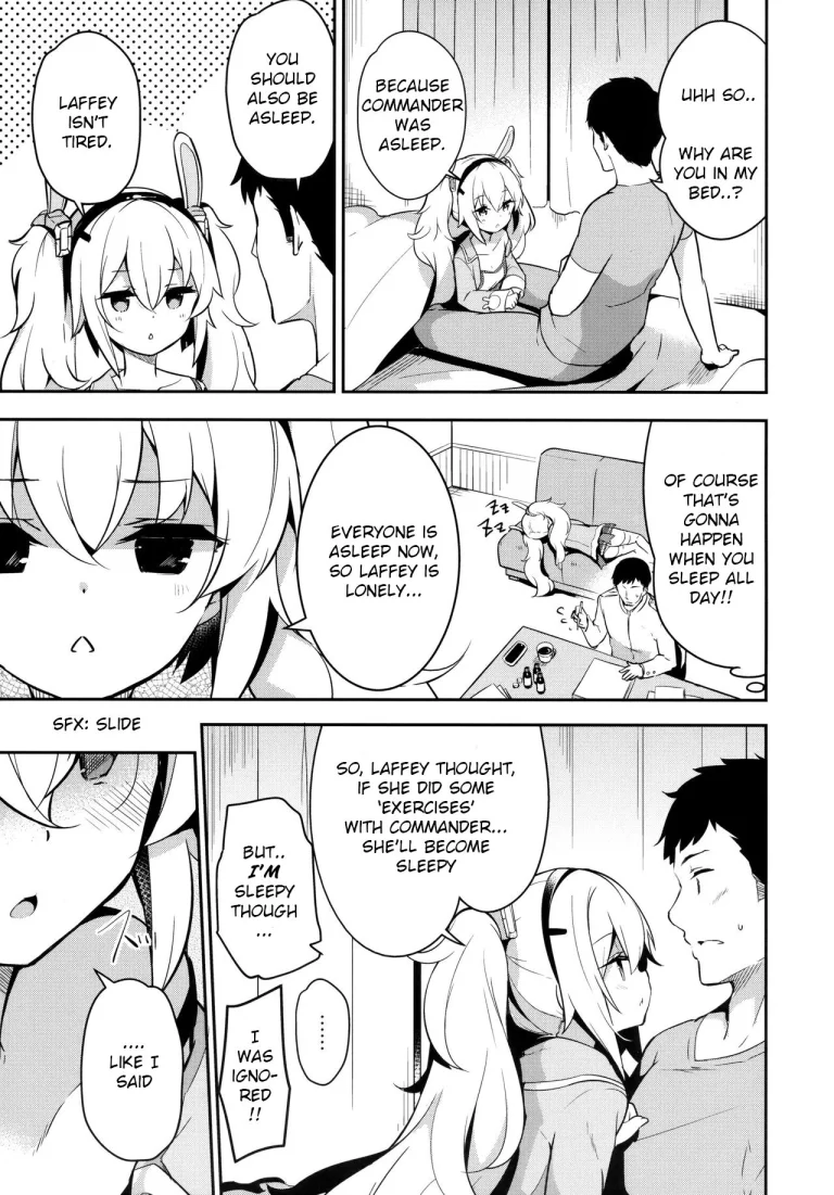 Insomniac Laffey's Training Method porn comic picture 6