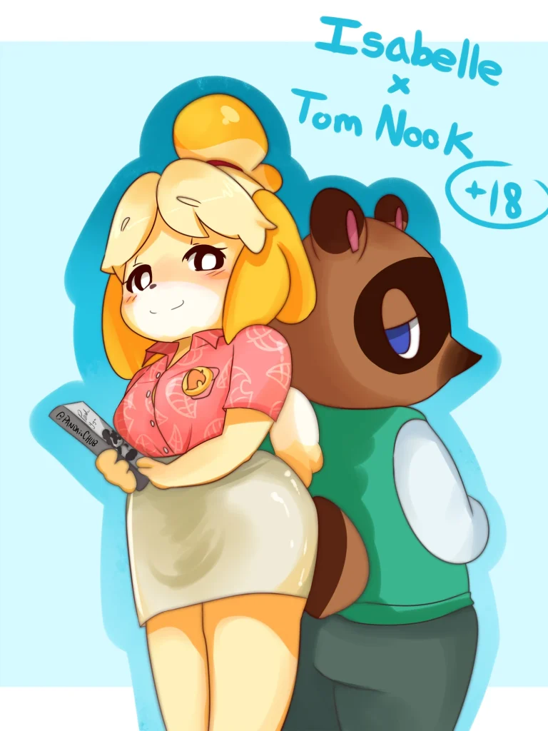 Isabelle X Tom Nook porn comic picture 1