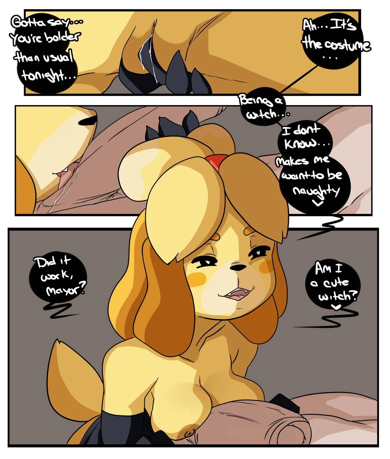 Isabelle’s Movie Night porn comic picture 5