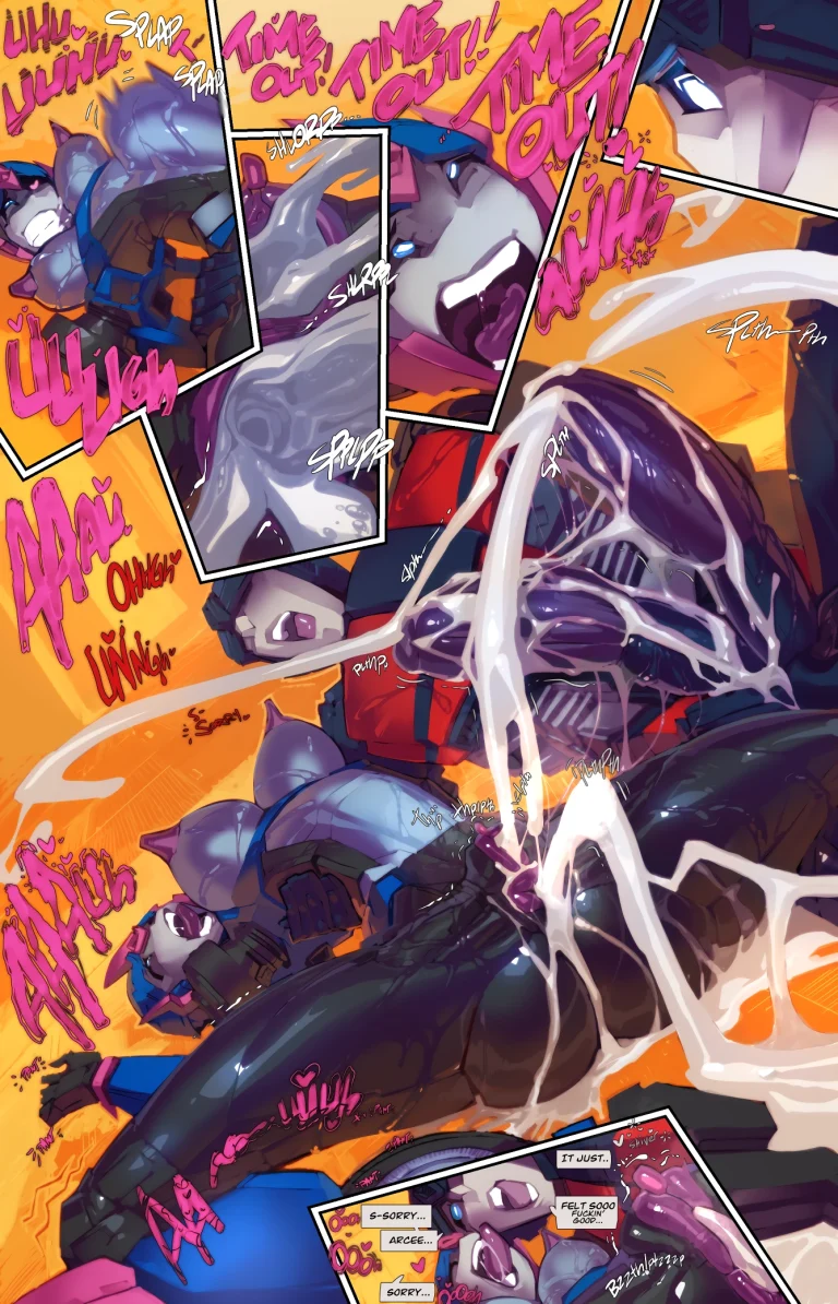 Jack X Arcee: "Autobutt Jack" porn comic picture 13