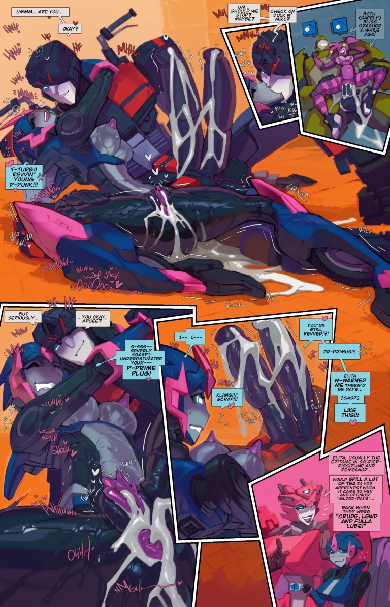 Jack X Arcee: "Autobutt Jack" porn comic picture 14