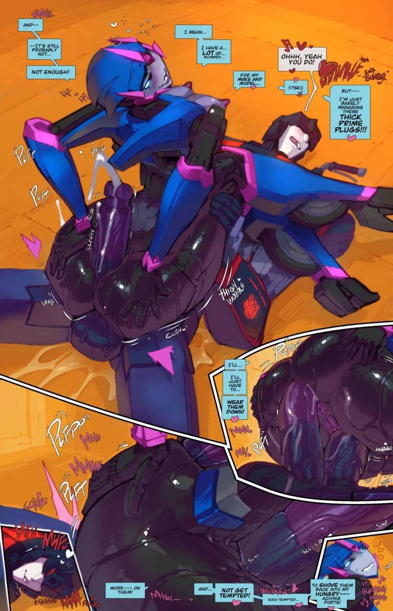Jack X Arcee: "Autobutt Jack" porn comic picture 16