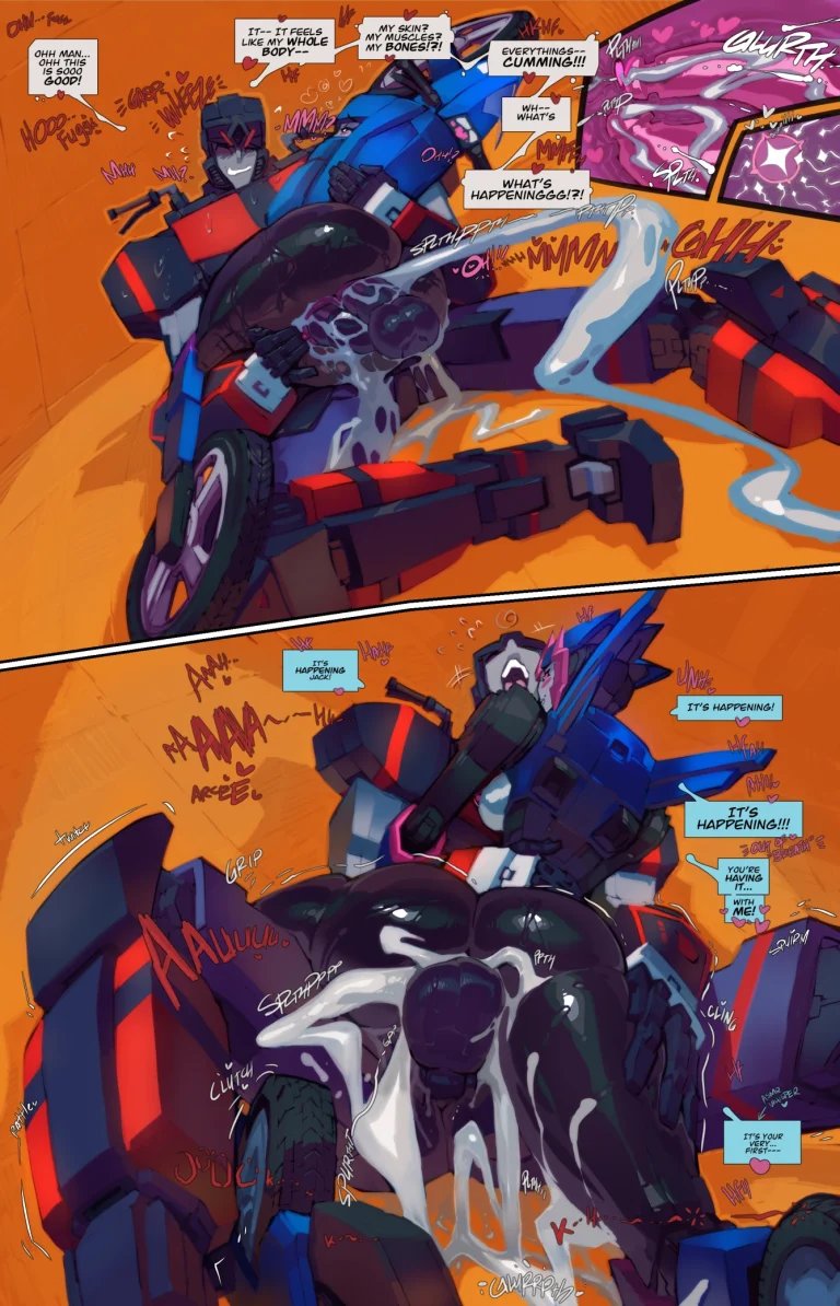 Jack X Arcee: "Autobutt Jack" porn comic picture 18