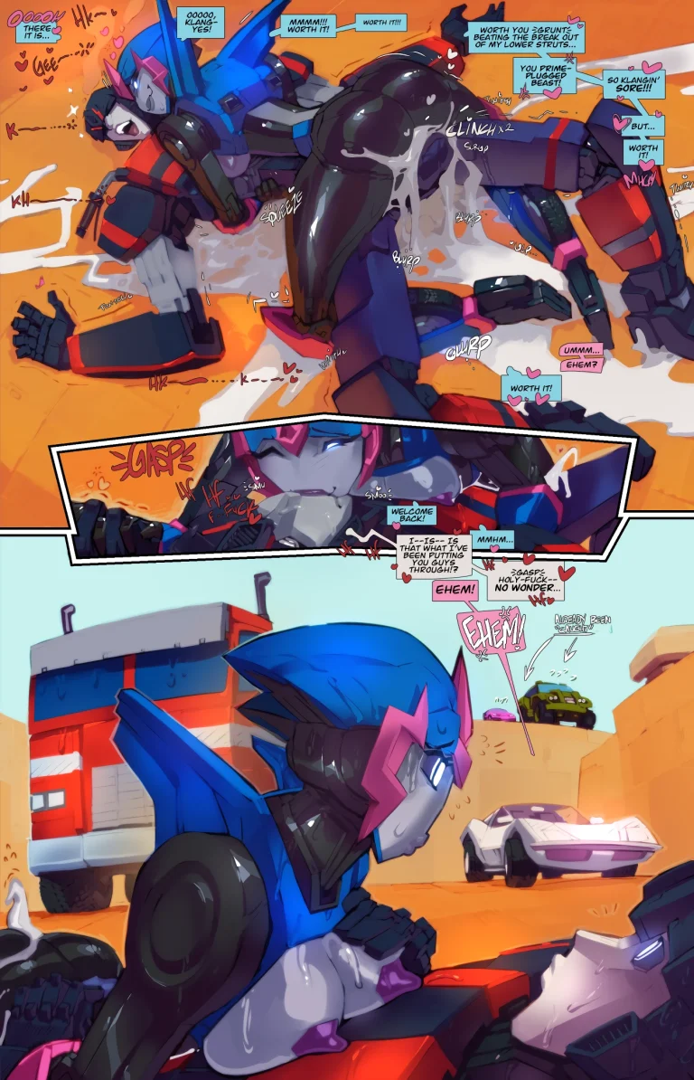 Jack X Arcee: "Autobutt Jack" porn comic picture 19