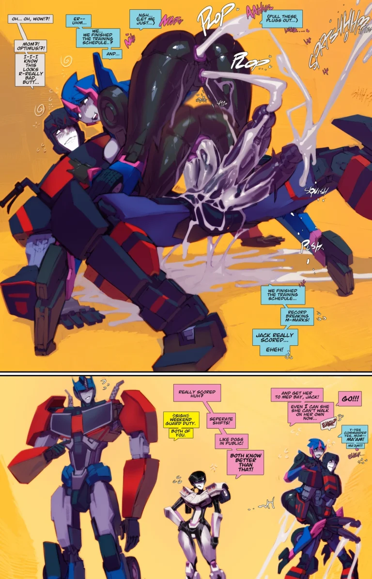 Jack X Arcee: "Autobutt Jack" porn comic picture 20