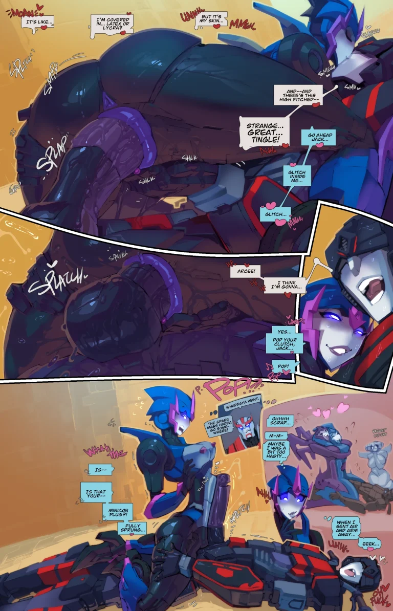Jack X Arcee: "Autobutt Jack" porn comic picture 6