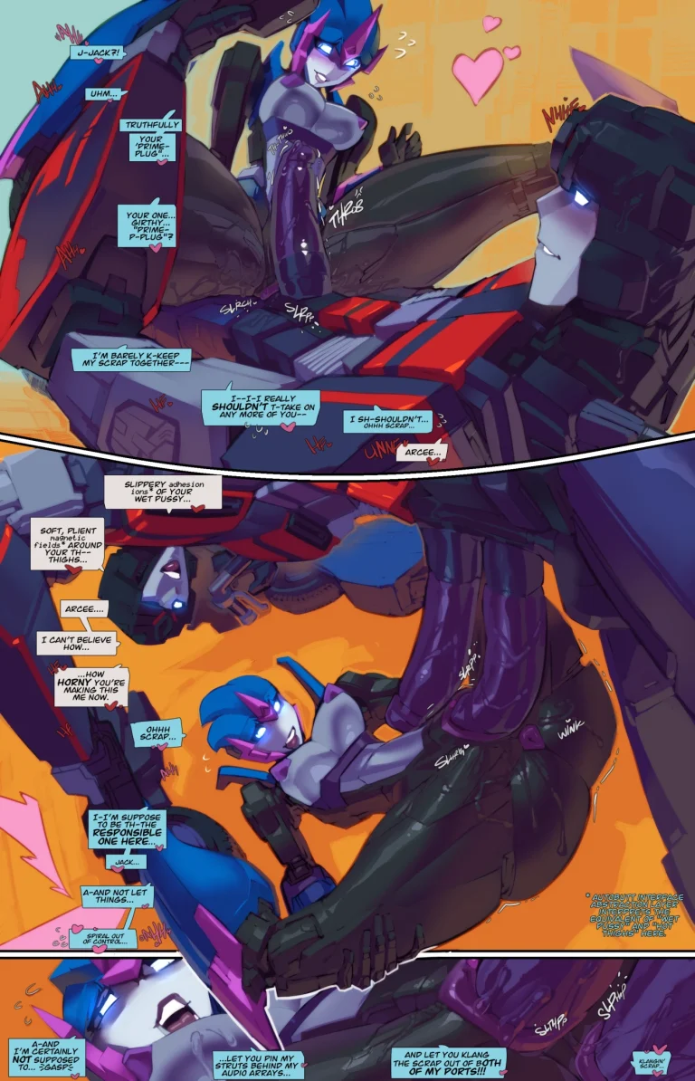 Jack X Arcee: "Autobutt Jack" porn comic picture 7