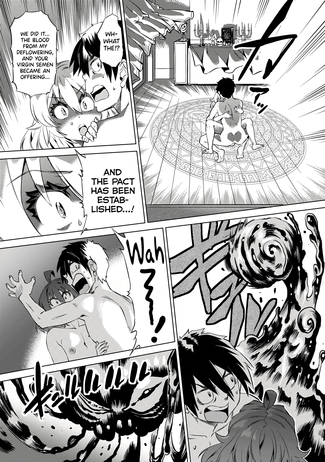 Jagan no Saimin Inryoku de Seitokai Les Joshi-tachi no Shojo o Kyousei Rape!! 1 porn comic picture 27