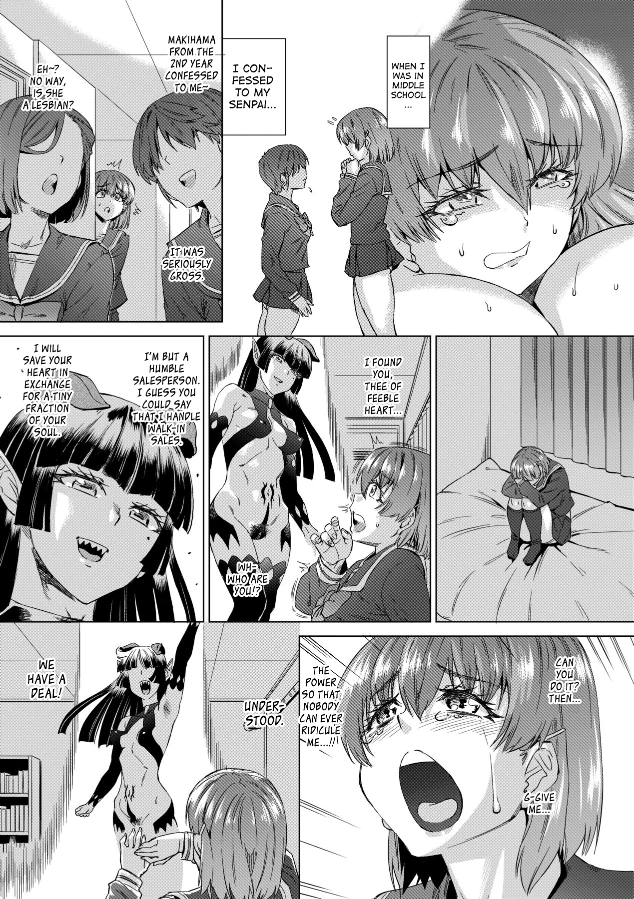 Jagan no Saimin Inryoku de Seitokai Les Joshi-tachi no Shojo o Kyousei Rape!! 5 porn comic picture 21