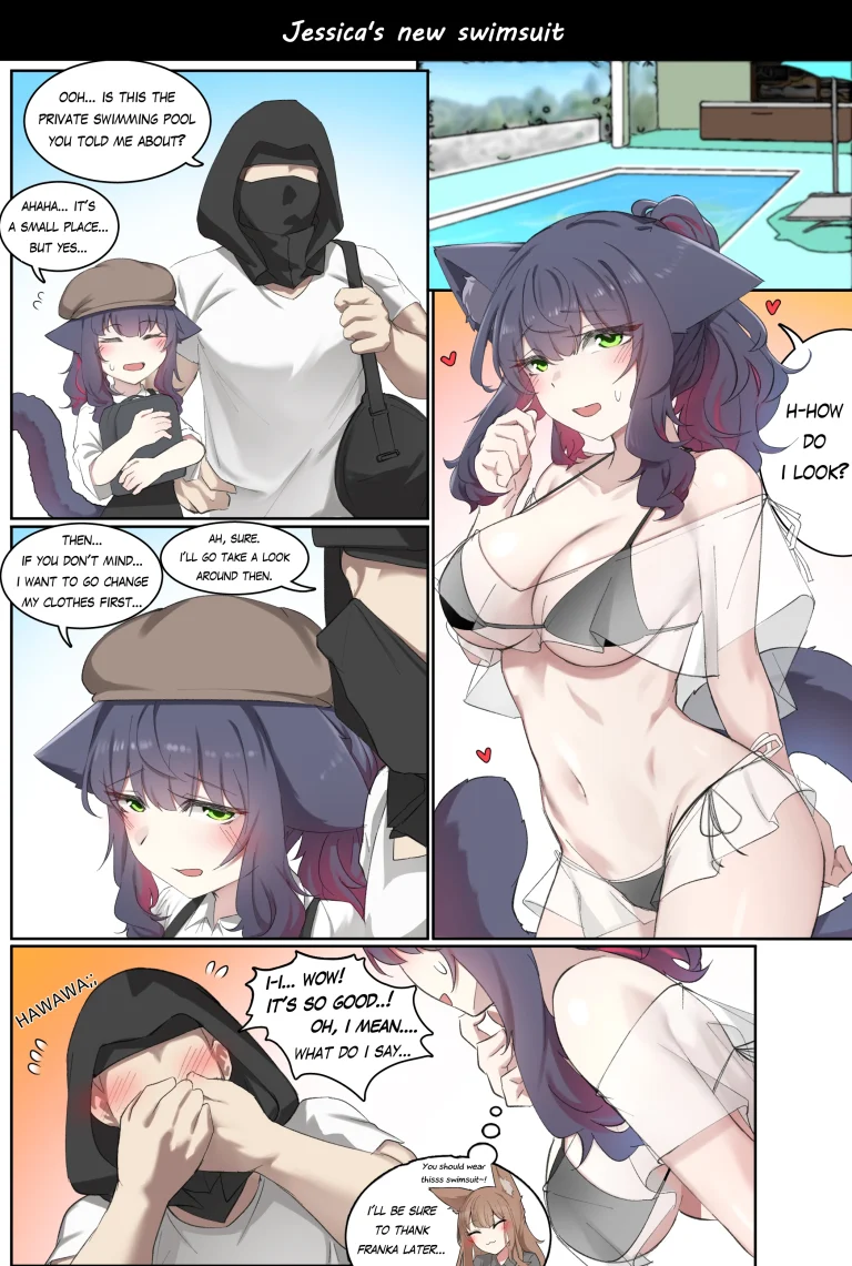 Jessica's new swimsuit porn comic picture 1