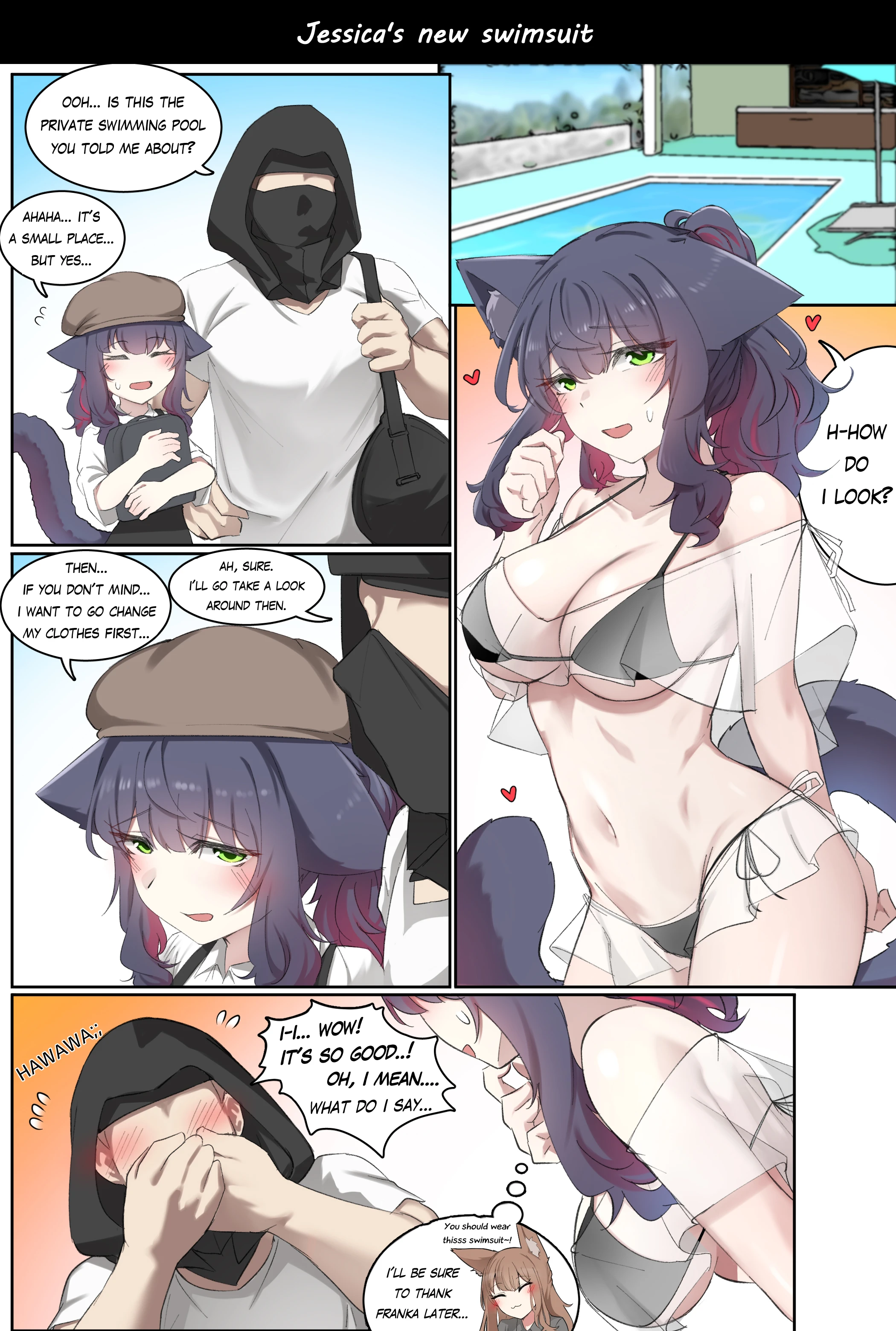 Jessica's new swimsuit porn comic picture 1