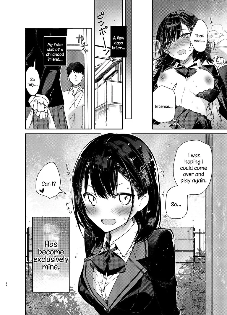 Jishou Bitch (Uso) no Osananajimi ni Tekagen Nashi Ecchi porn comic picture 22