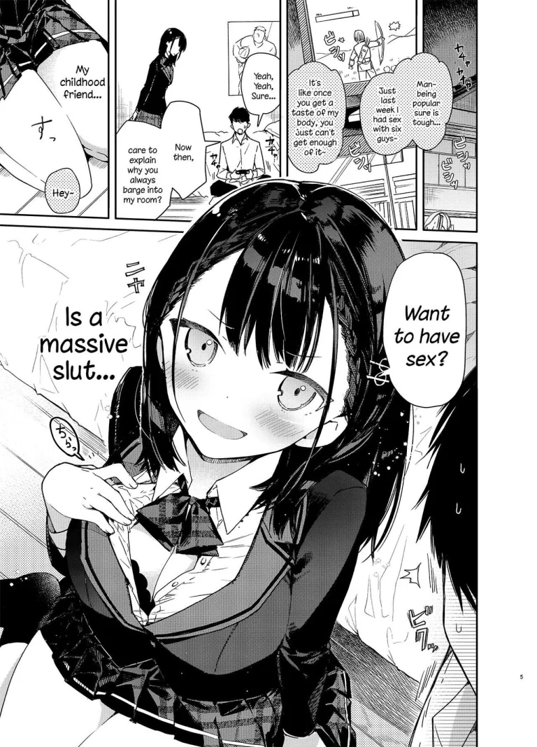 Jishou Bitch (Uso) no Osananajimi ni Tekagen Nashi Ecchi porn comic picture 3