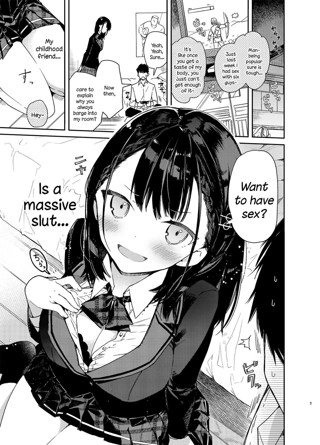 Jishou Bitch (Uso) no Osananajimi ni Tekagen Nashi Ecchi porn comic picture 3
