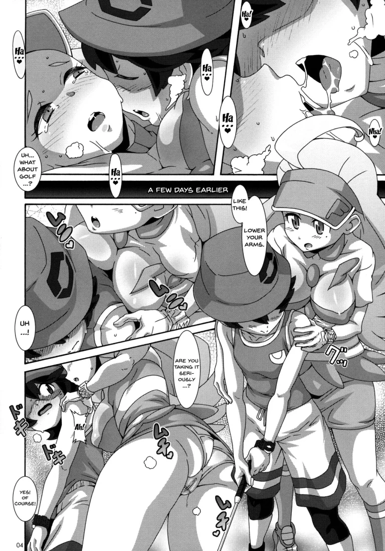 Kahili Pro no Hole in One Lesson porn comic picture 3