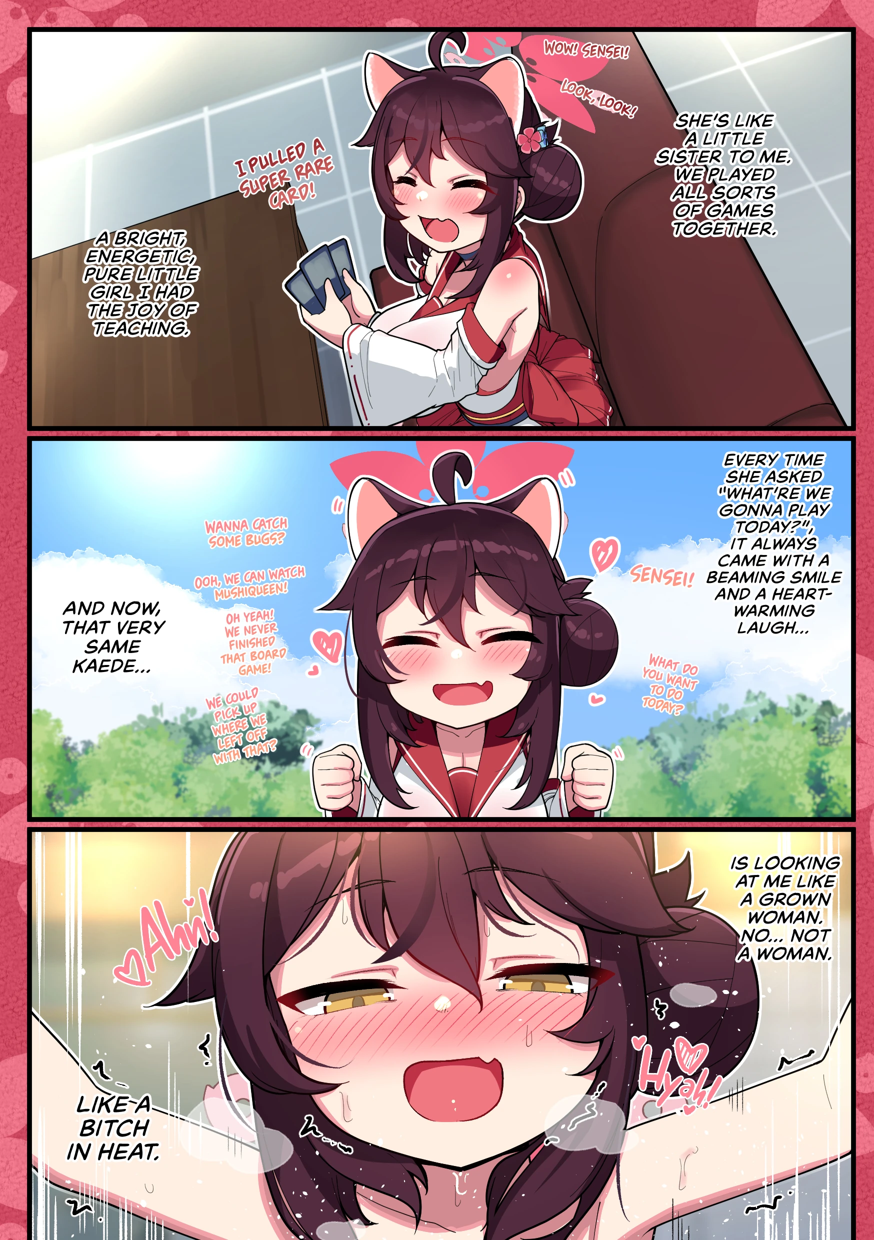 Keeping Track of Kaede-chan's Growth As A Lady porn comic picture 28